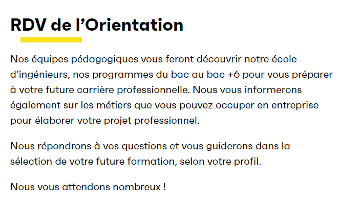 RDV DE L’ORIENTATION – 12 OCTOBRE À PARTIR DE 9H :  Le rendez-vous à ne pas manquer pour votre orientation dans le Supérieur !
