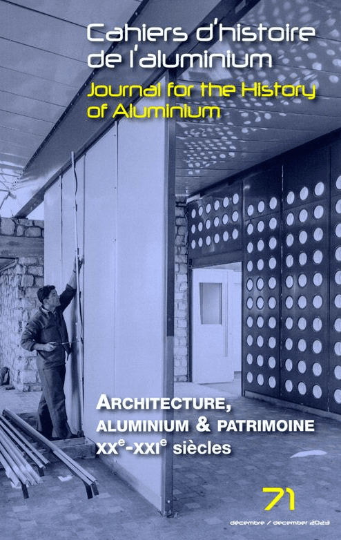 Catherine Blain et Éric Monin dans le n°71 des Cahiers d’histoire de l’aluminium