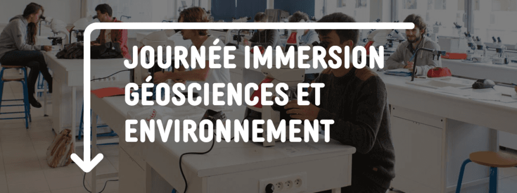 Deviens un étudiant en Bachelor ou Ingénieur en Géosciences et Environnement le temps d&rsquo;une journée ! Mercredi 22 janvier 2025