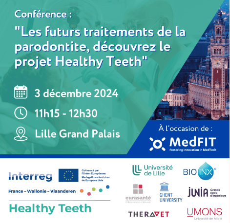 Lancement du projet Healthy Teeth, 3 décembre à Lille Grand Palais.