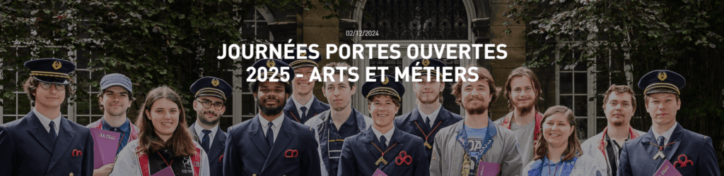 En 2025, les campus et instituts Arts et Métiers vous invitent à vivre une expérience unique lors de leurs Journées Portes Ouvertes exceptionnelles ! 2 décembre 2024