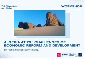 Workshop « Algeria at 70 : Challenges of Economic Reform and Development »