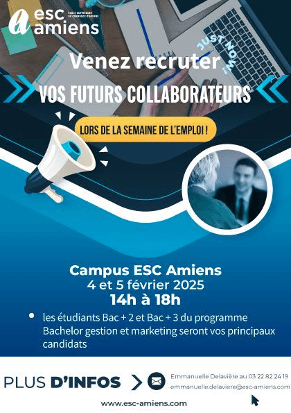 Les 4 et/ou 5 février 2025 sont dédiés à la rencontre étudiants / entreprises-institutions-associations