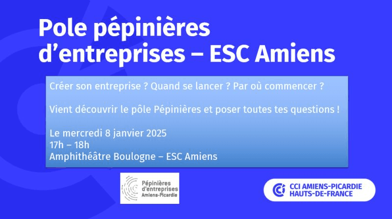 Étudiants de l&rsquo;ESC Amiens, save the date !