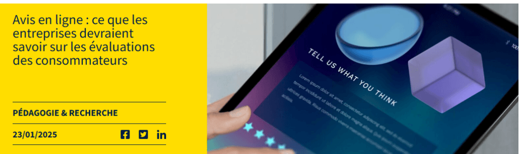 Avis en ligne : ce que les entreprises devraient savoir sur les évaluations des consommateurs