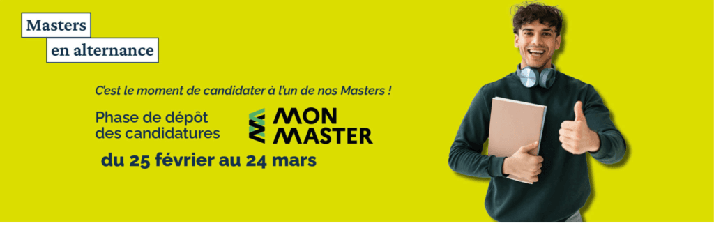 Dépôt des candidatures sur MON MASTER