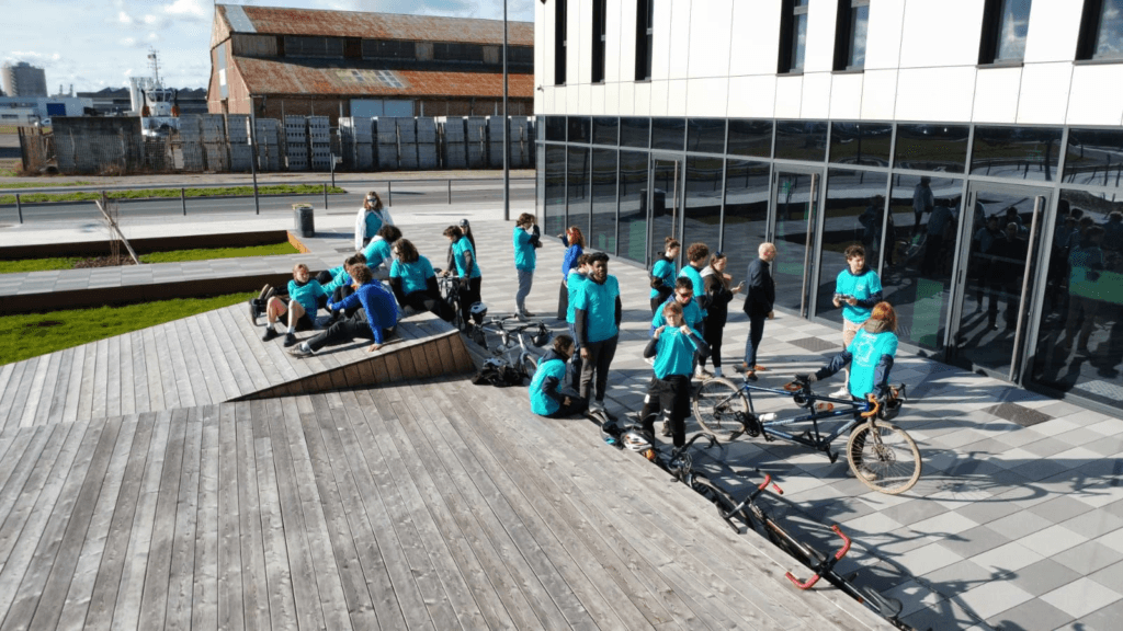 🚲 Les membres de l&rsquo;Eurotandem ont réalisé un tour de nos campus : Valenciennes, Villeneuve d’Ascq et Dunkerque.
