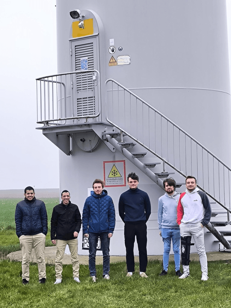 Visite des parcs éoliens par nos élèves-ingénieurs GE2