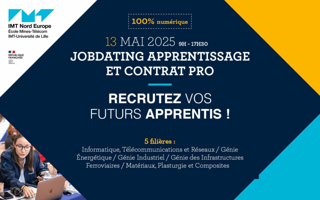 Participez à notre Jobdating apprentissage & contrats pro 100% numérique !