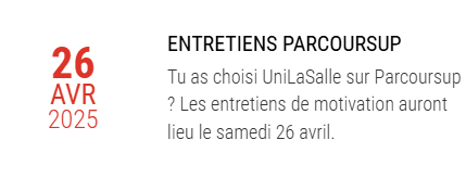 ENTRETIENS PARCOURSUP