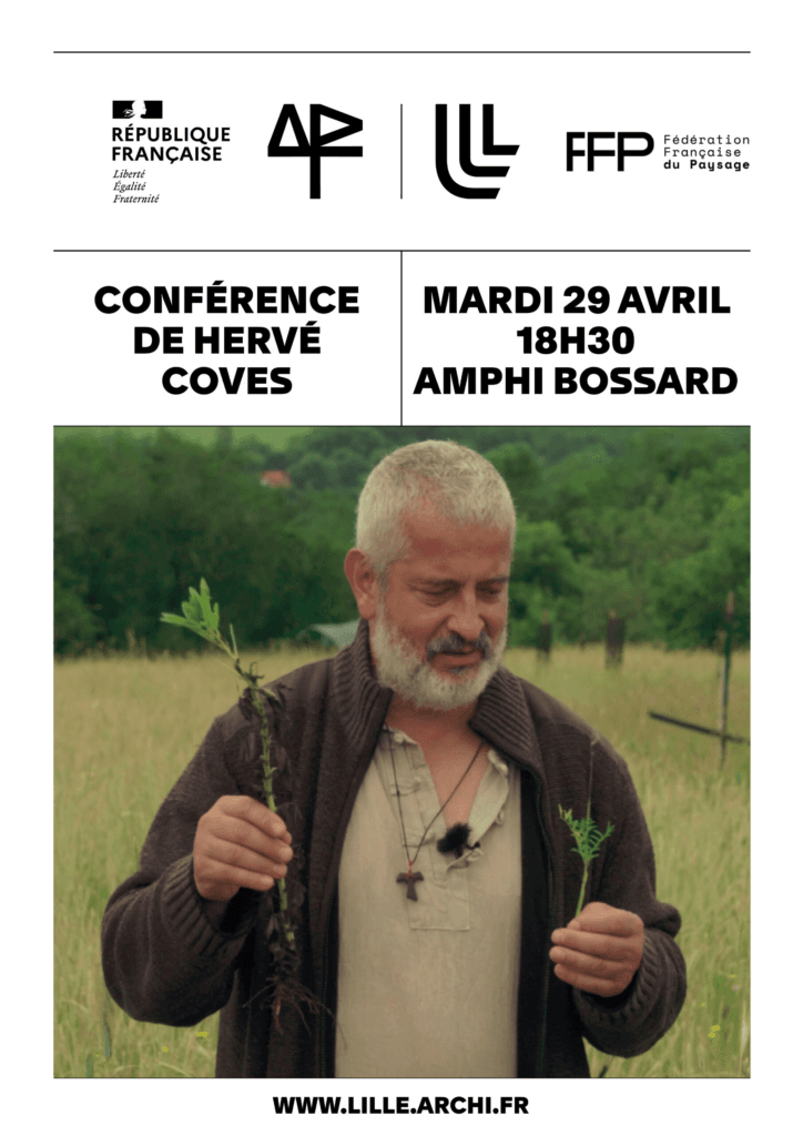 Mardi 29 avril – Conférence de Hervé Coves