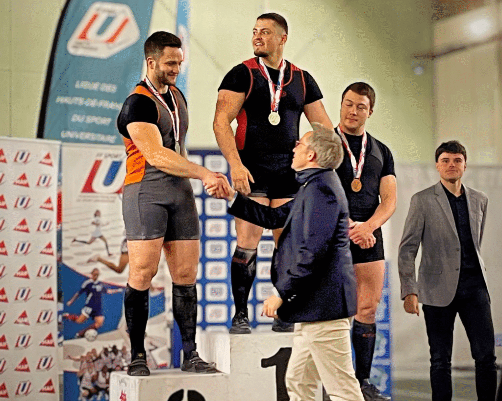 Sport : un étudiant du PGE soulève 310 kg et bat un record universitaire