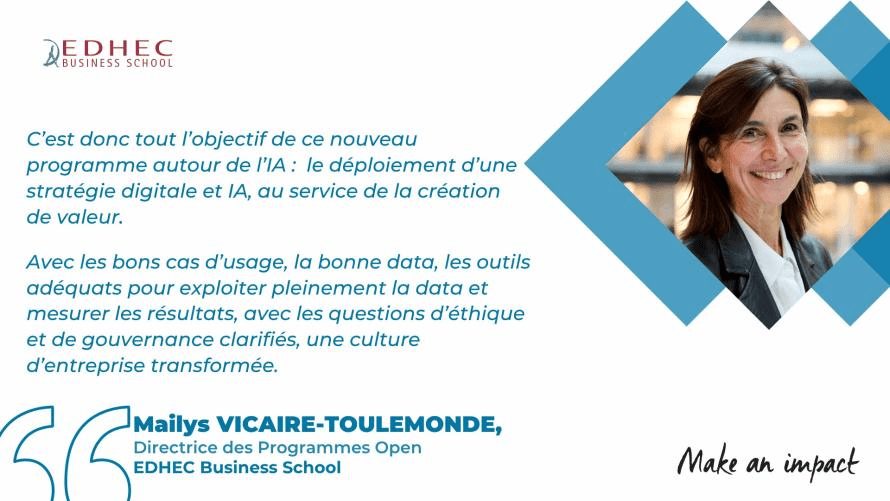 Créer de la Valeur avec l’IA et Data : Un Programme EDHEC pour Passer à l’Action