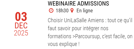 WEBINAIRE ADMISSIONS LE 3 DECEMBRE 2025