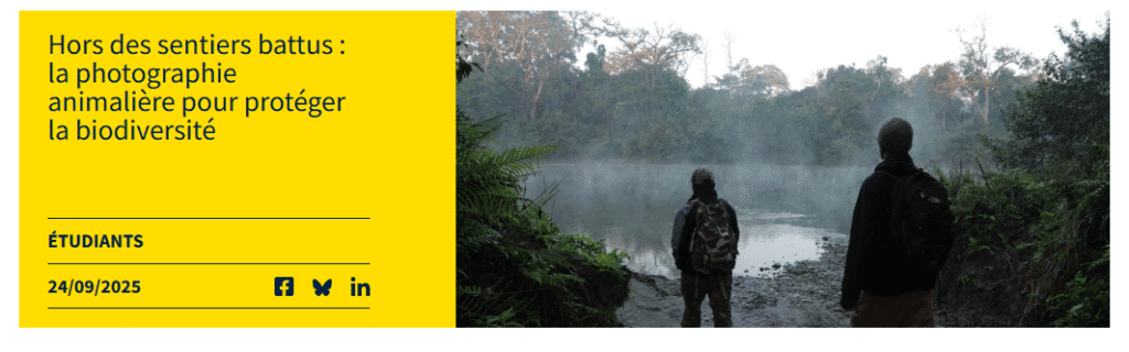  Hors des sentiers battus : la photographie animalière pour protéger la biodiversité 