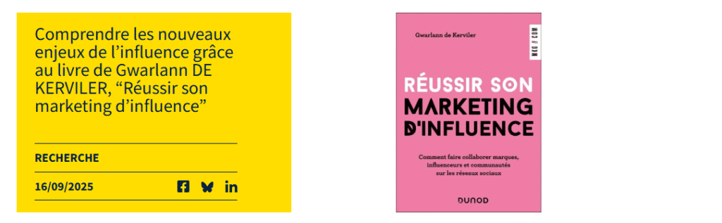 Comprendre les nouveaux enjeux de l’influence grâce au livre de Gwarlann DE KERVILER, “Réussir son marketing d’influence”