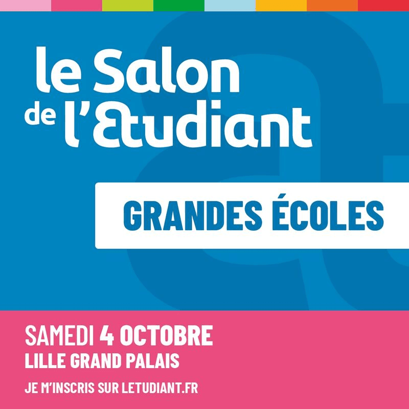  L&rsquo;IAE Lille sera présent au salon des Grandes écoles organisé par l&rsquo;Etudiant le samedi 4 octobre à Lille Grand Palais de 9h à 17h ! 