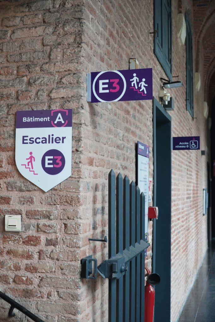  Pour cette rentrée 2025, notre signalétique a été entièrement repensée sur le site Vieux-Lille : plus claire, plus moderne, et 100 % aux couleurs de l’IAE Lille ! ✨