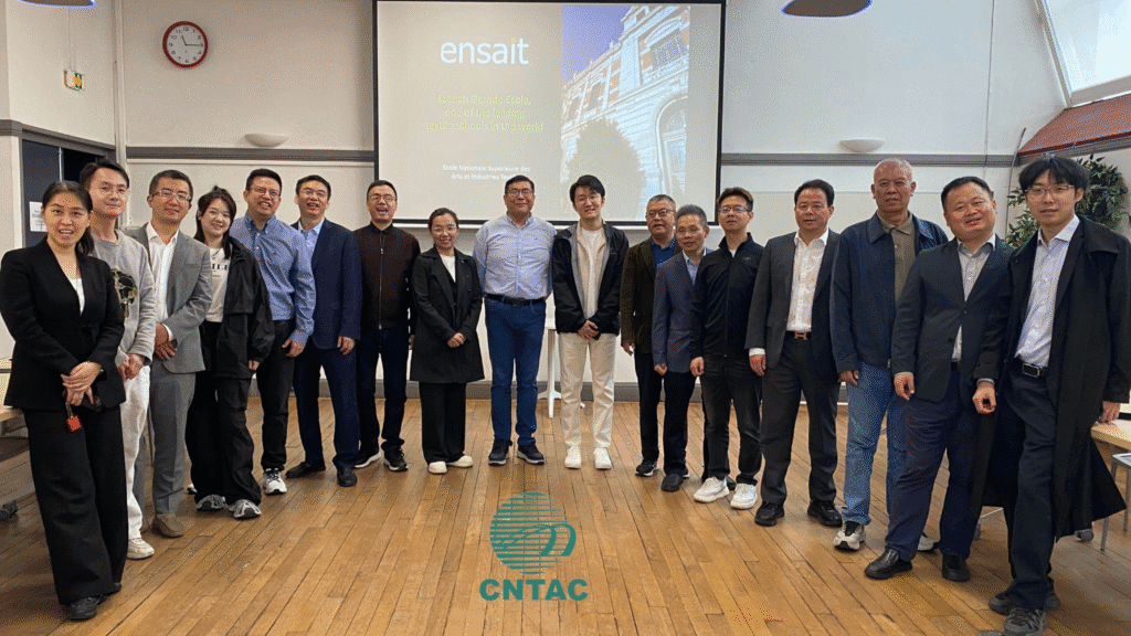 Nous sommes heureux d&rsquo;avoir accueilli ce mercredi 17 septembre 2015, autour du Pr. Xianyi Zeng, une délégation du conseil national chinois du textile et de l&rsquo;habillement (CNTAC), la fédération nationale des industries liées au textile, une organisation à but non lucratif.