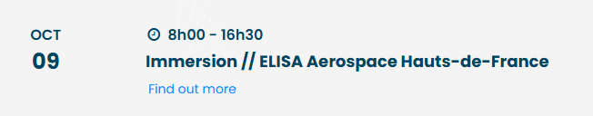 Immersion // ELISA Aerospace Hauts-de-France