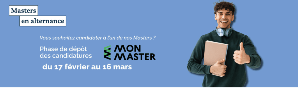 Dépôt des candidatures sur MON MASTER
