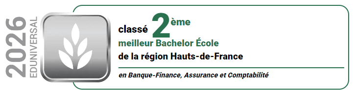 Le Bachelor de l&rsquo;ESC Amiens classé quatre fois dans le Top 10 du classement régional EDUNIVERSAL 2026
