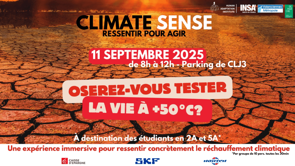 CLIMATE SENSE : sensibilisation au dérèglement climatique sur notre campus !
