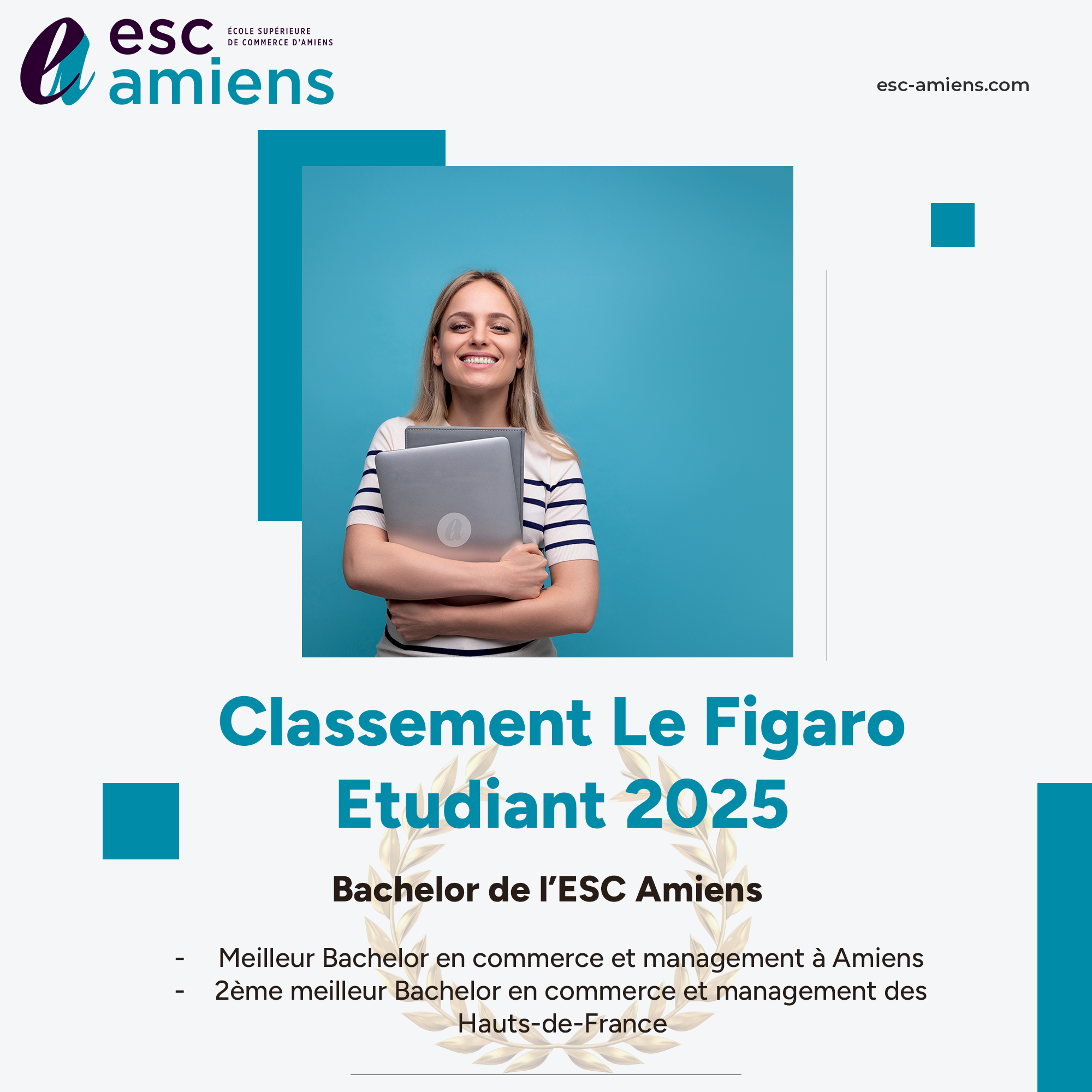 Le Bachelor de l’ESC Amiens, classé parmi les meilleurs Bachelors de France