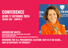 Elections américaines : le point de vue de Jacqueline Mazza, professeure invitée