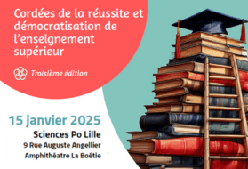 Journée d&rsquo;étude « Les cordées de la réussite et démocratisation de l&rsquo;enseignement supérieur » le 15 janvier 2025