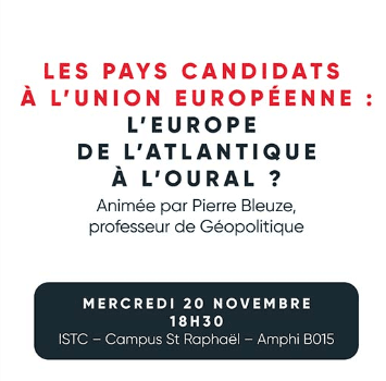 La prochaine conférence ISTC aura lieu le mercredi 20 novembre à 18h30