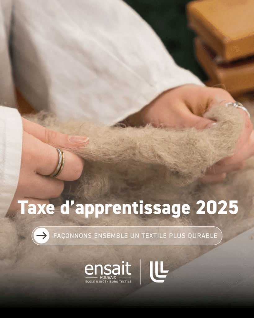 💡 Retrouvez l’ENSAIT sur la plateforme SOLTéA et contribuez à la formation de l’excellence textile d’aujourd’hui et de demain en fléchant notre établissement.