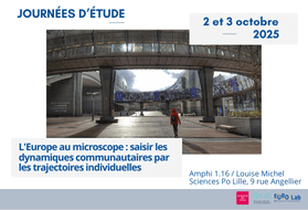 Journées d’étude « L’Europe au microscope »