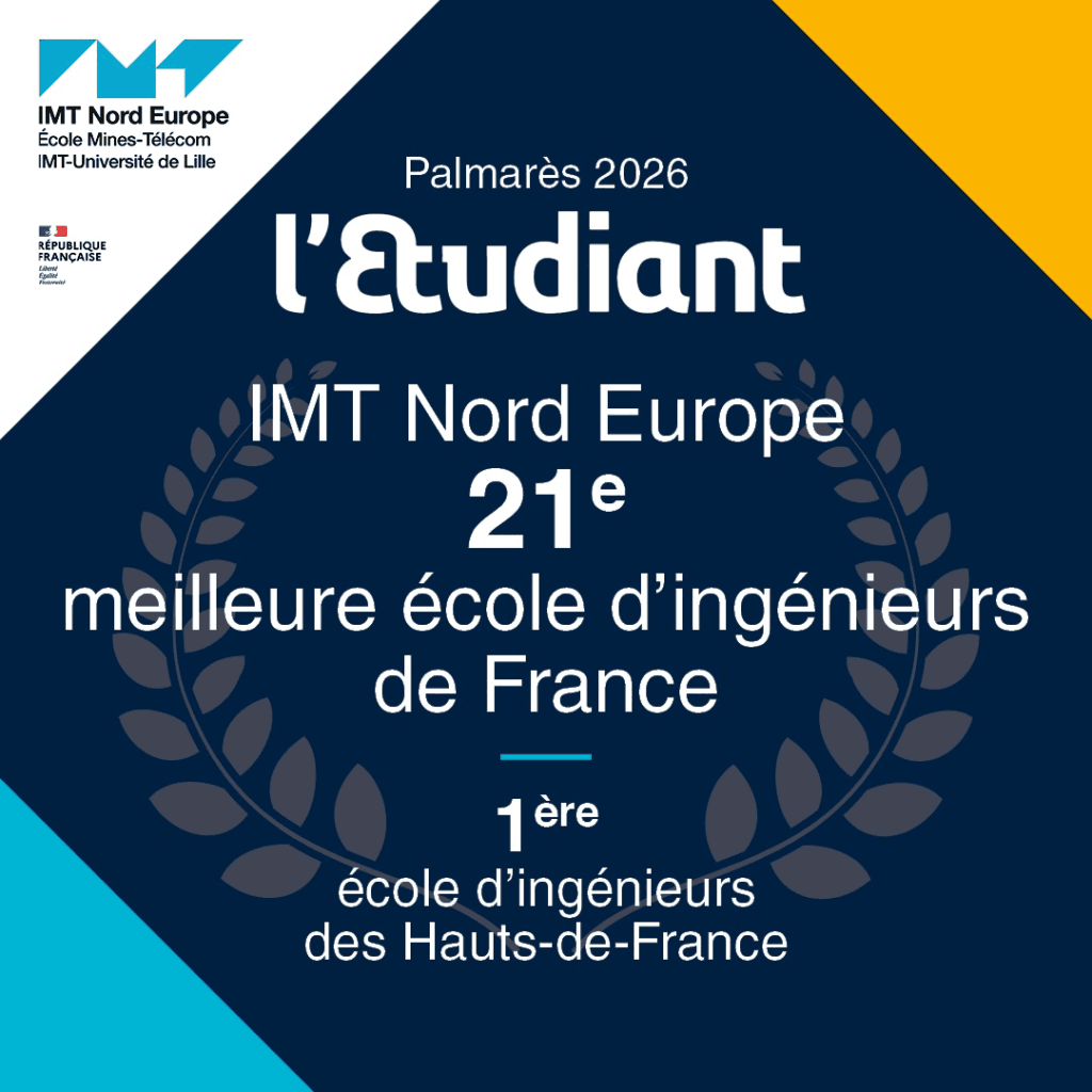 Classement de L’Étudiant 2026 : IMT Nord Europe 21ᵉ meilleure école d’ingénieurs de France