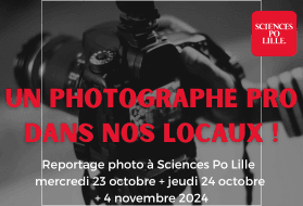 Reportage photo ces prochains jours à Sciences Po Lille